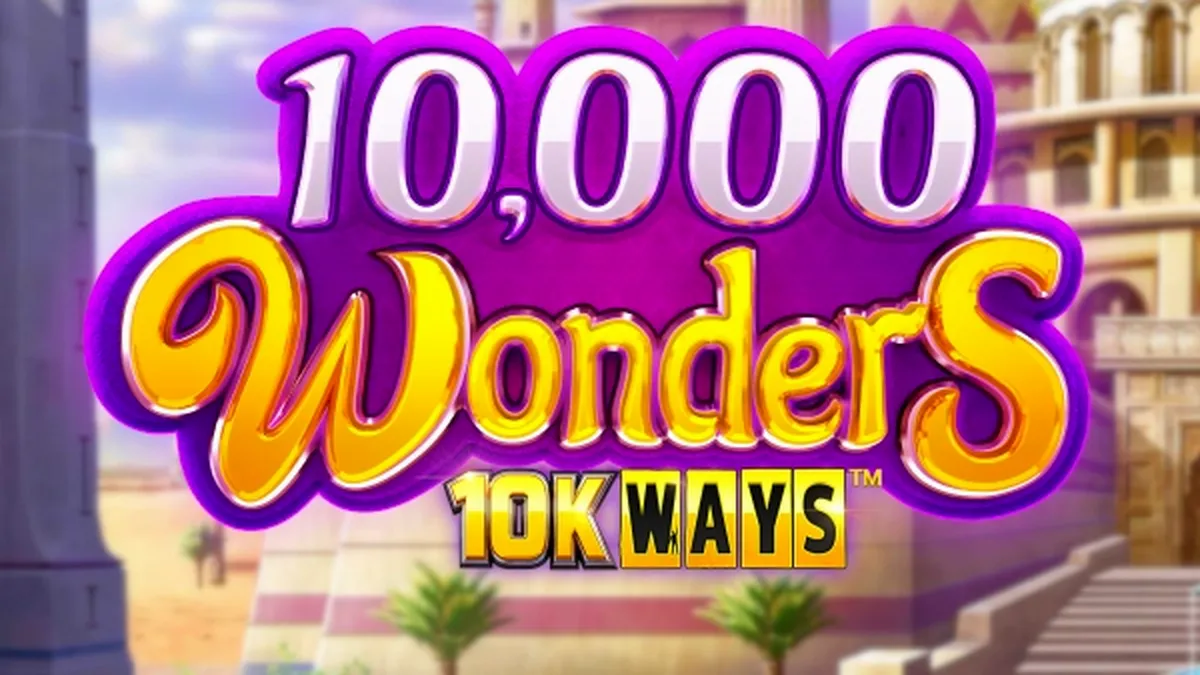 Tampilan antarmuka permainan slot 10,000 Wonders 10K Ways